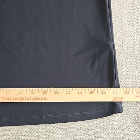 R&M Richards Woman 2 Piece Dress Suit Navy with Blue Embellishments Quiet Luxury - Picture 10 of 16